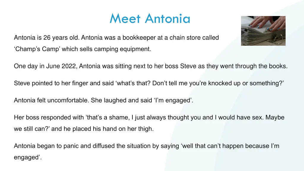 meet antonia