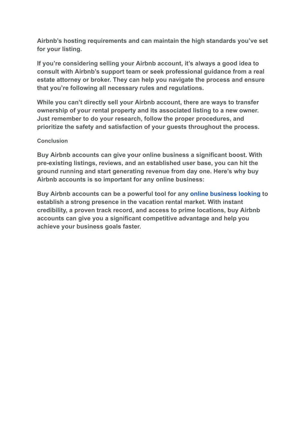 airbnb s hosting requirements and can maintain