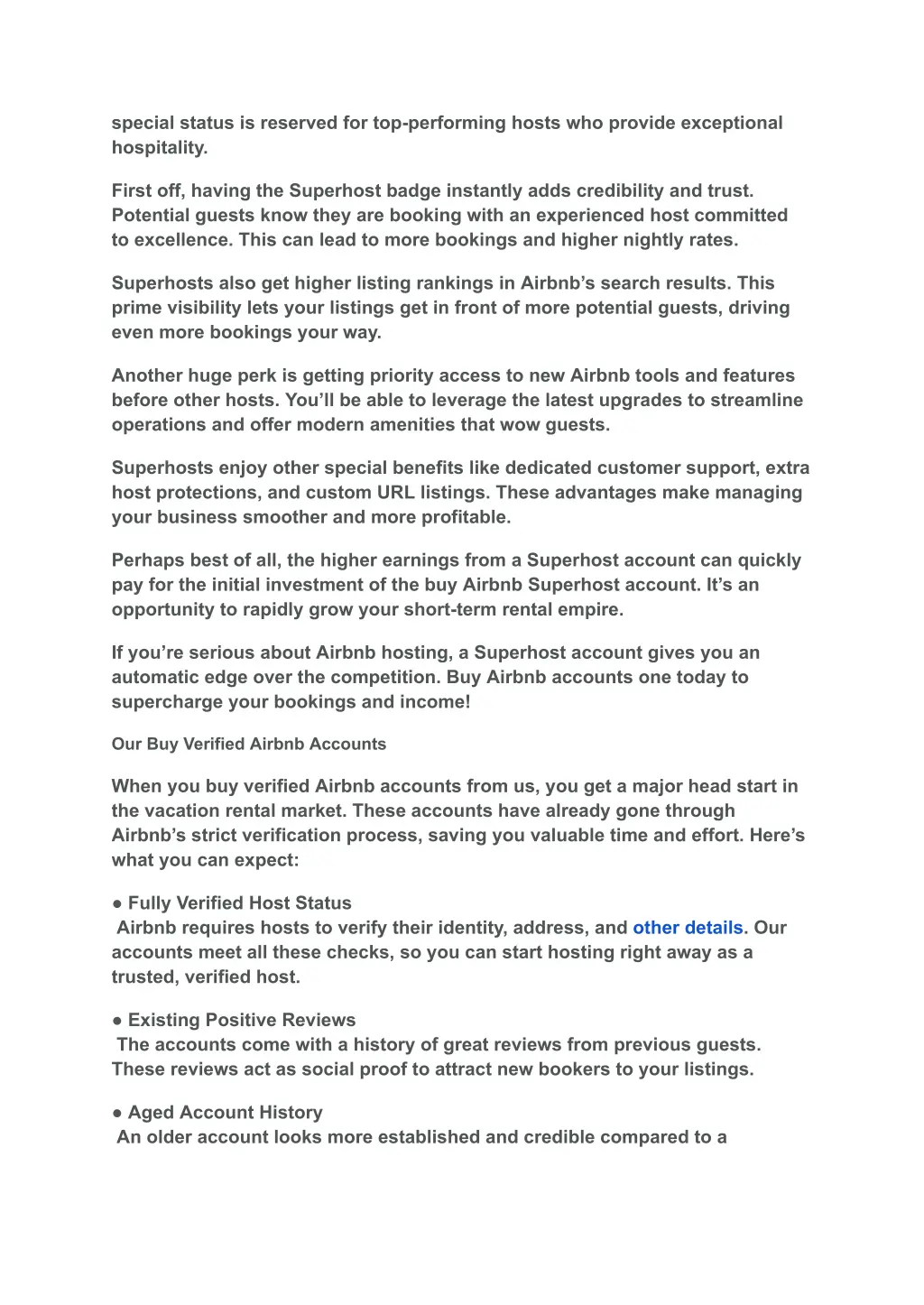 special status is reserved for top performing