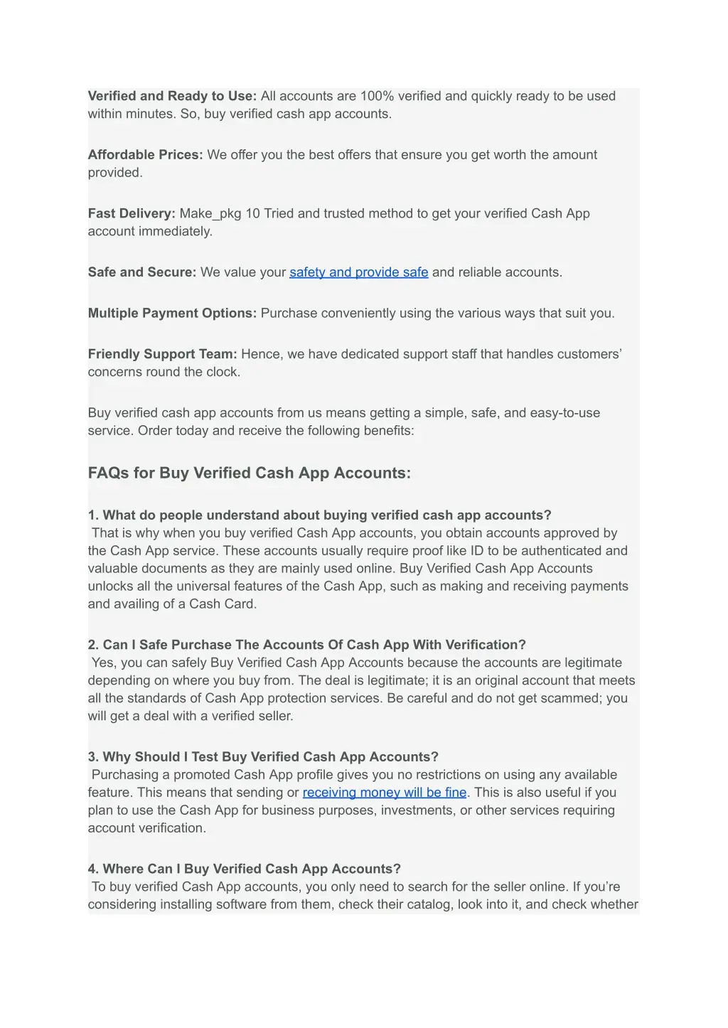 verified and ready to use all accounts