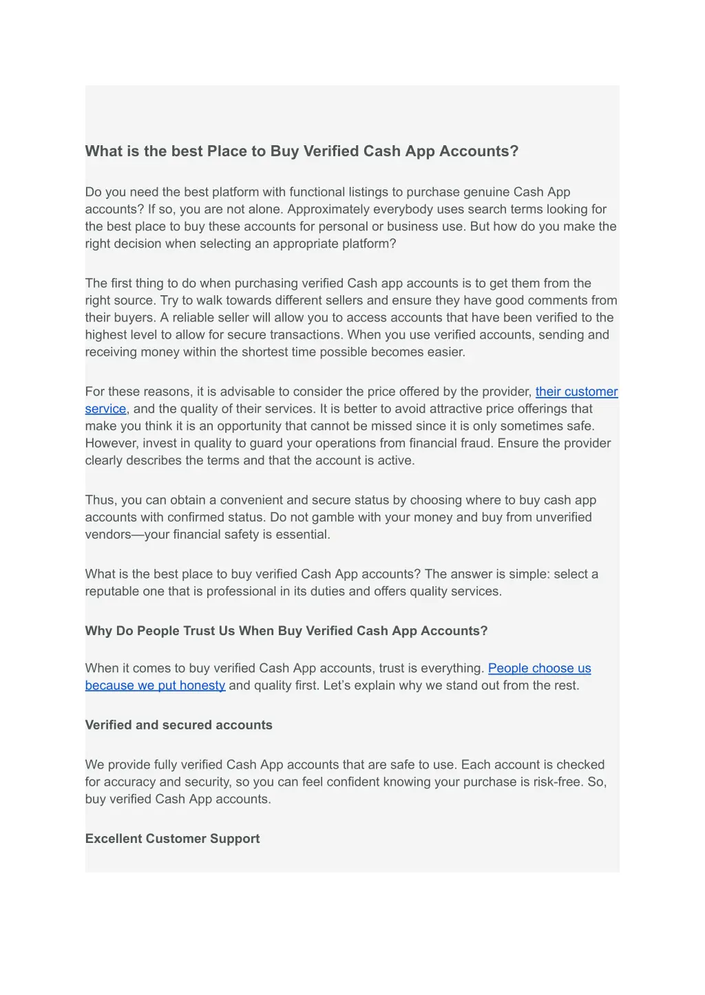 what is the best place to buy verified cash