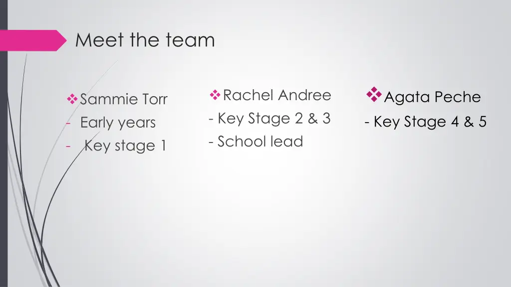 meet the team