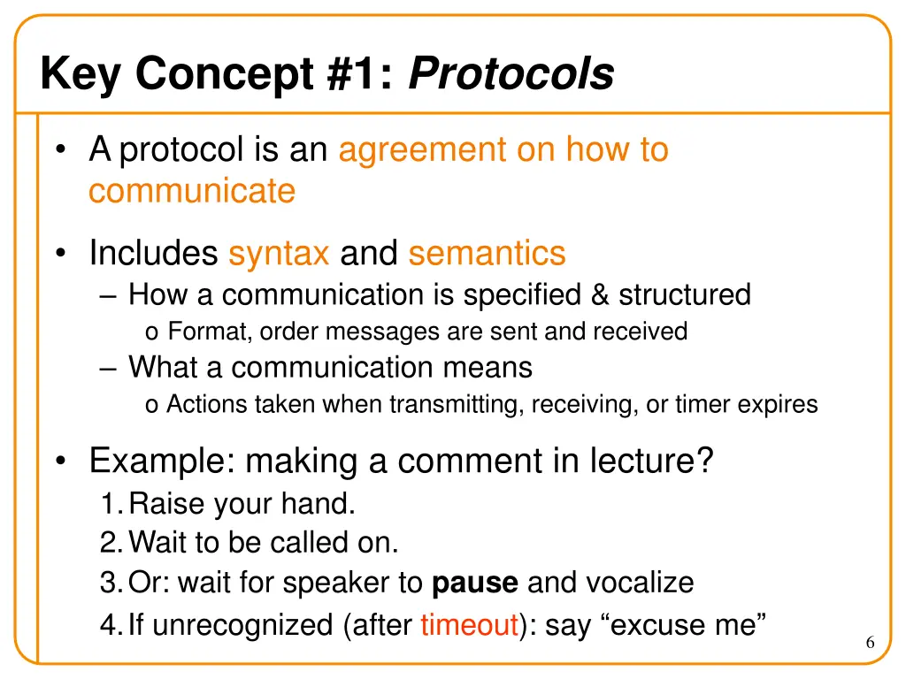 key concept 1 protocols