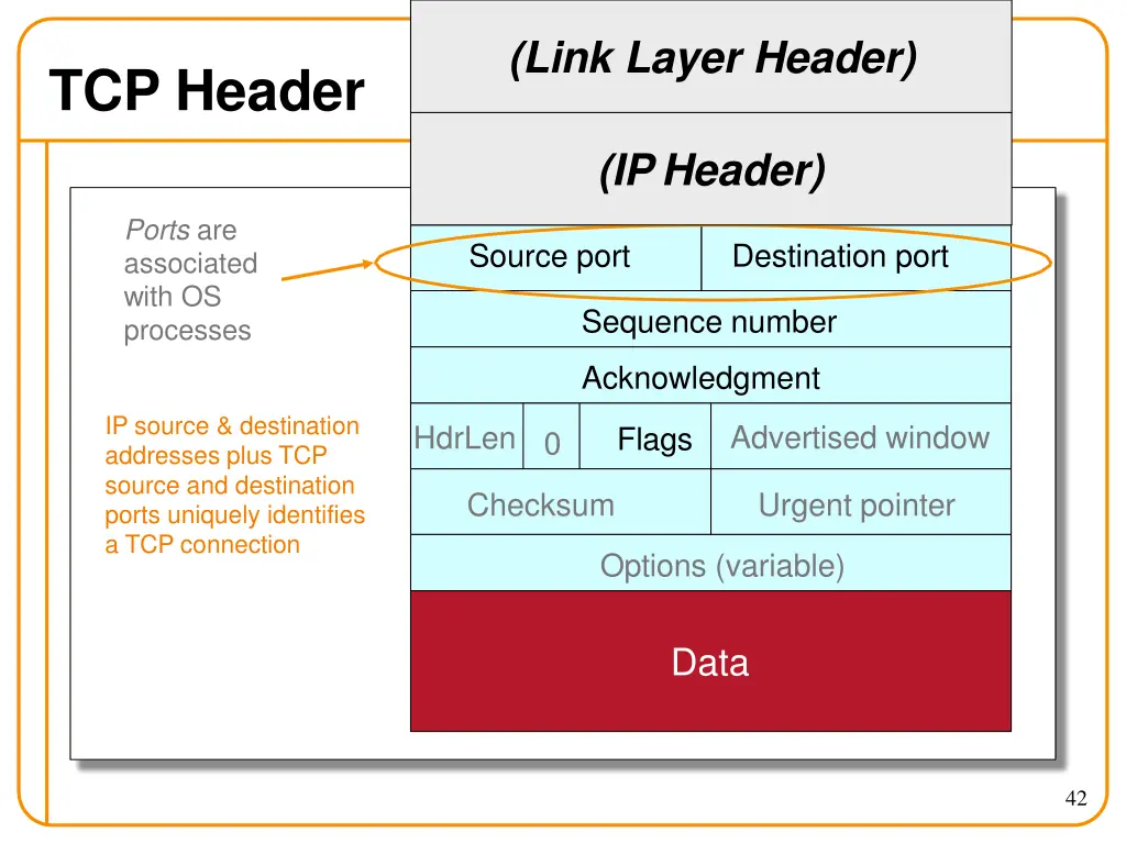 link layer header