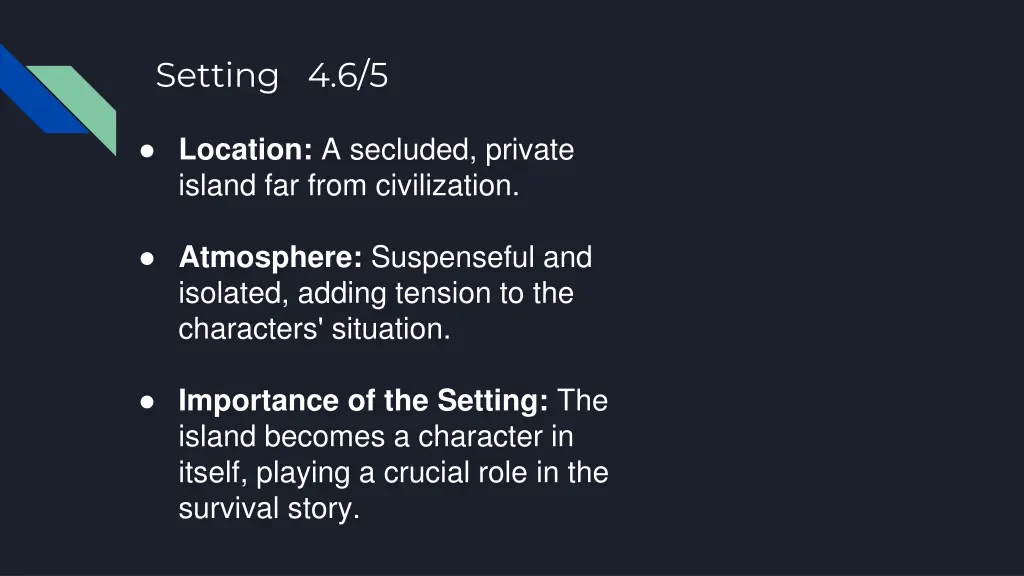 setting 4 6 5