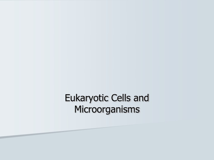 eukaryotic cells and microorganisms