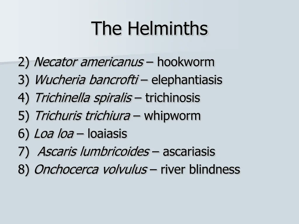 the helminths 3