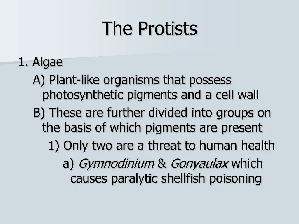 the protists 1