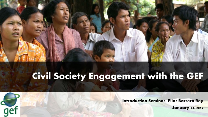 civil society engagement with the gef