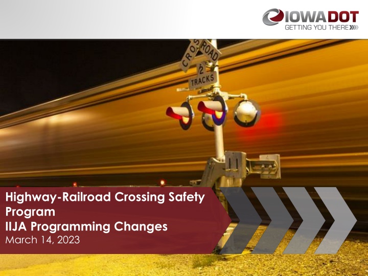 highway railroad crossing safety program iija