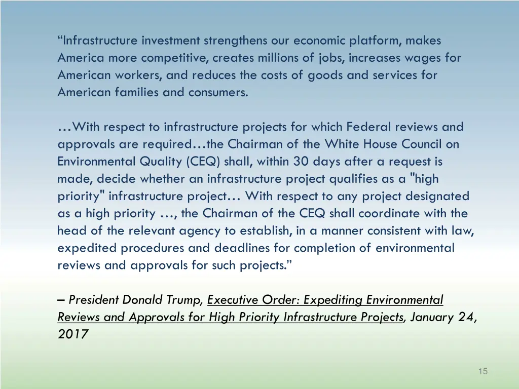 infrastructure investment strengthens