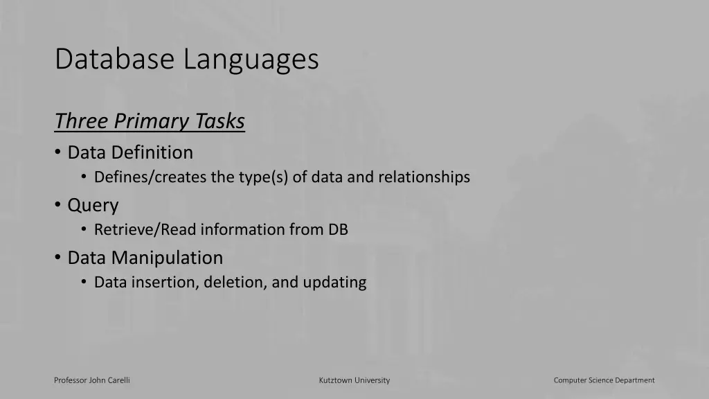 database languages