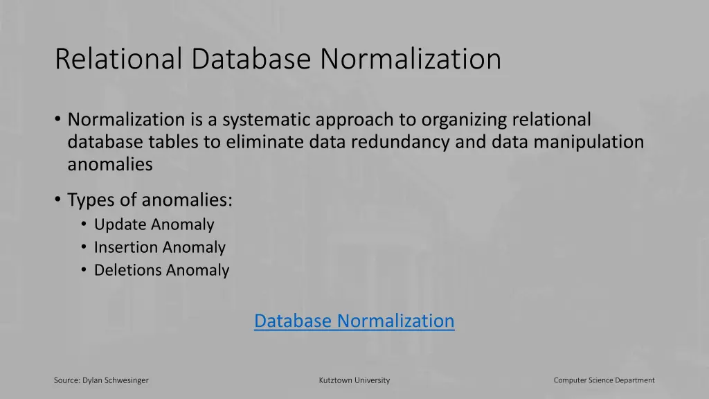 relational database normalization