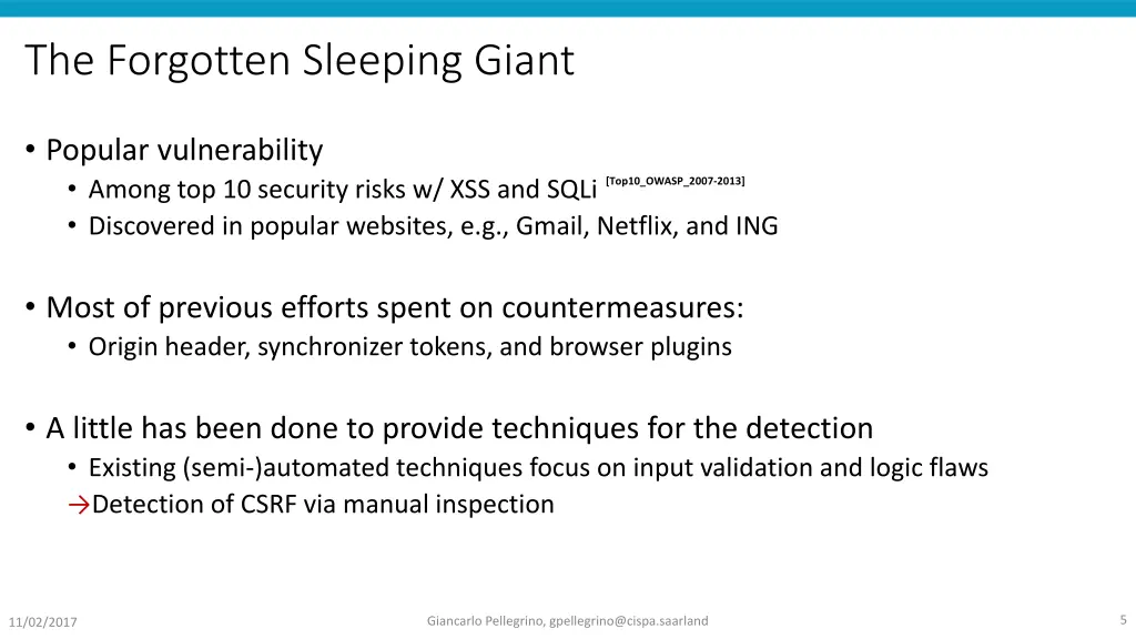 the forgotten sleeping giant