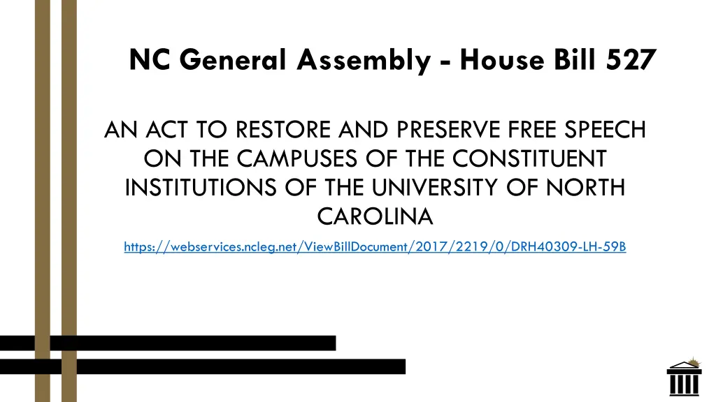 nc general assembly house bill 527