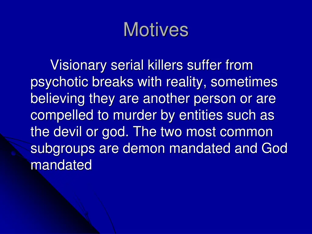 motives 2