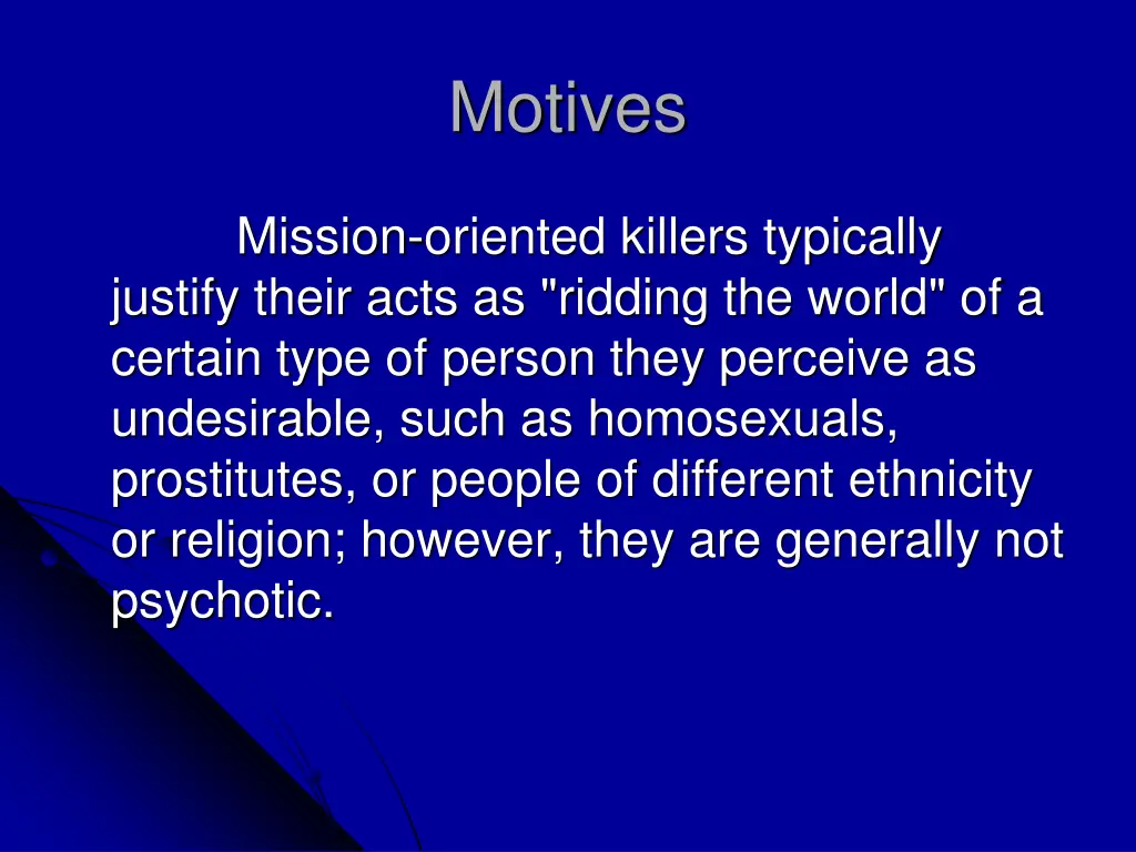 motives 3