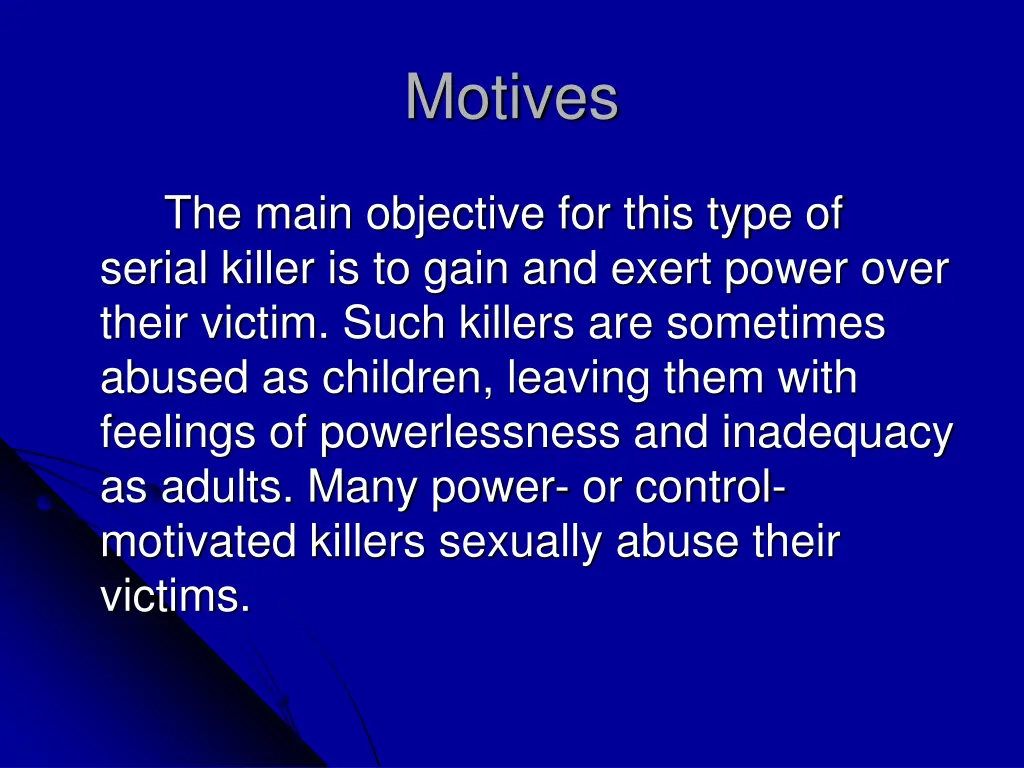 motives 4