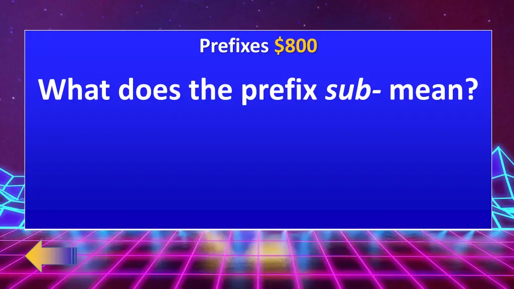 prefixes 800
