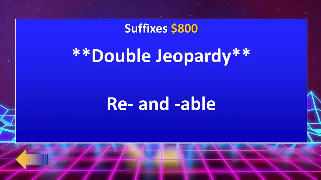 suffixes 800 1