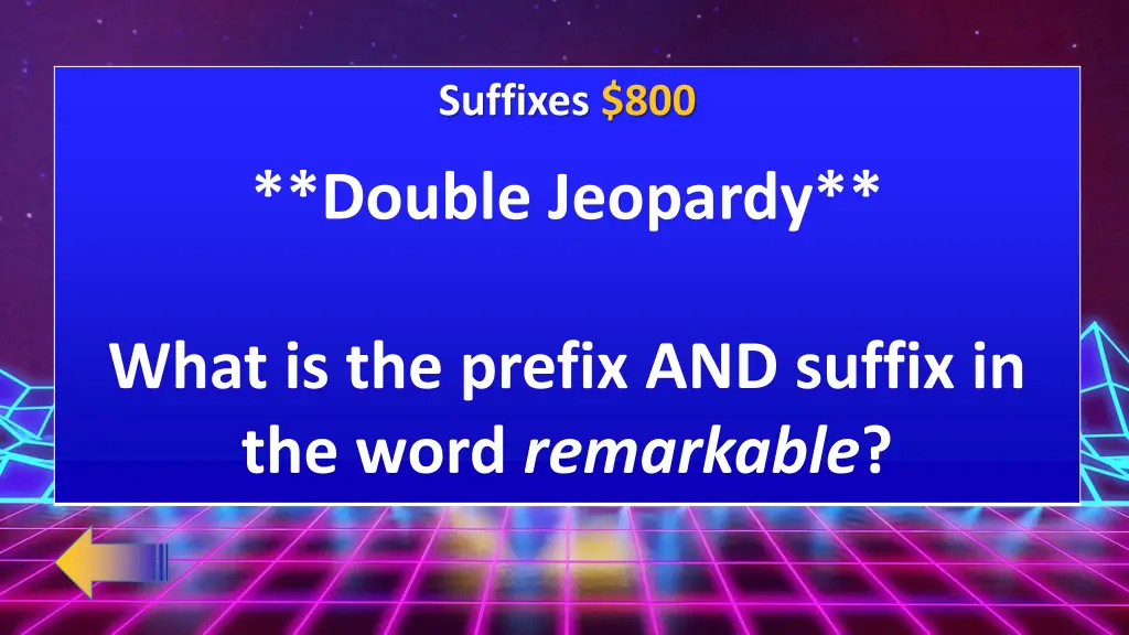 suffixes 800