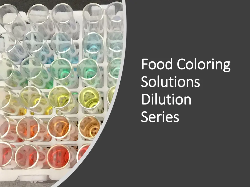 food coloring food coloring solutions solutions