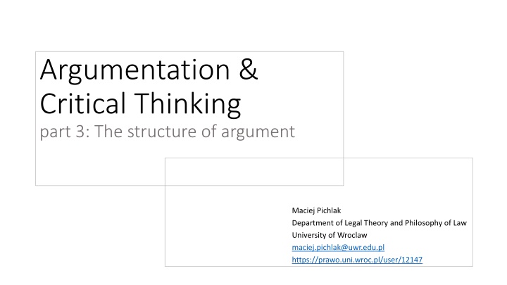 argumentation critical thinking part