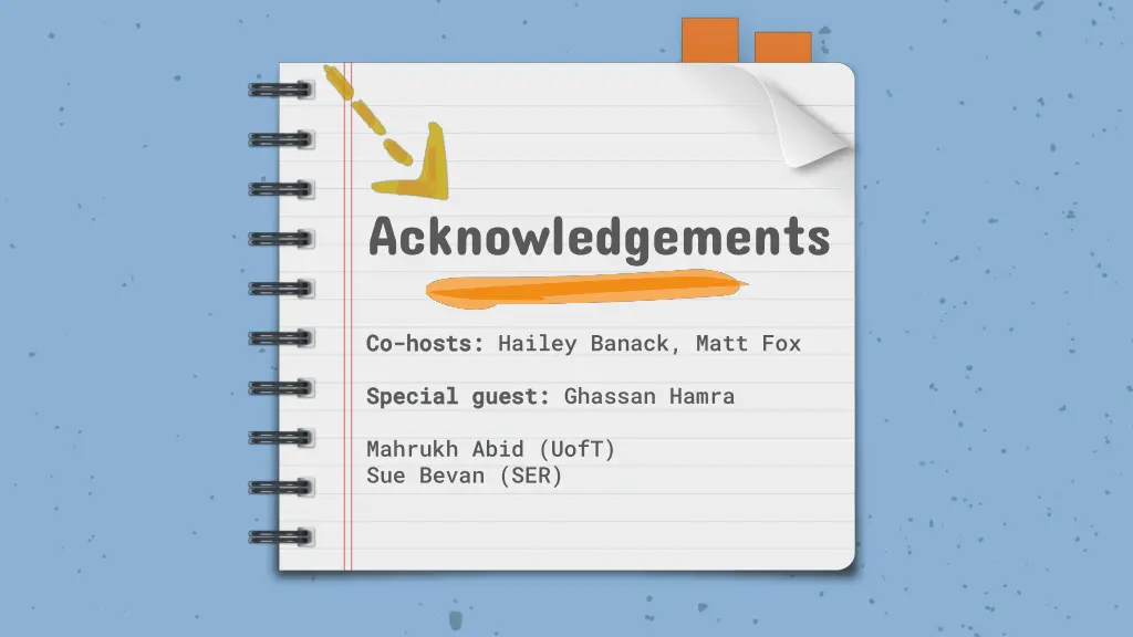 acknowledgements