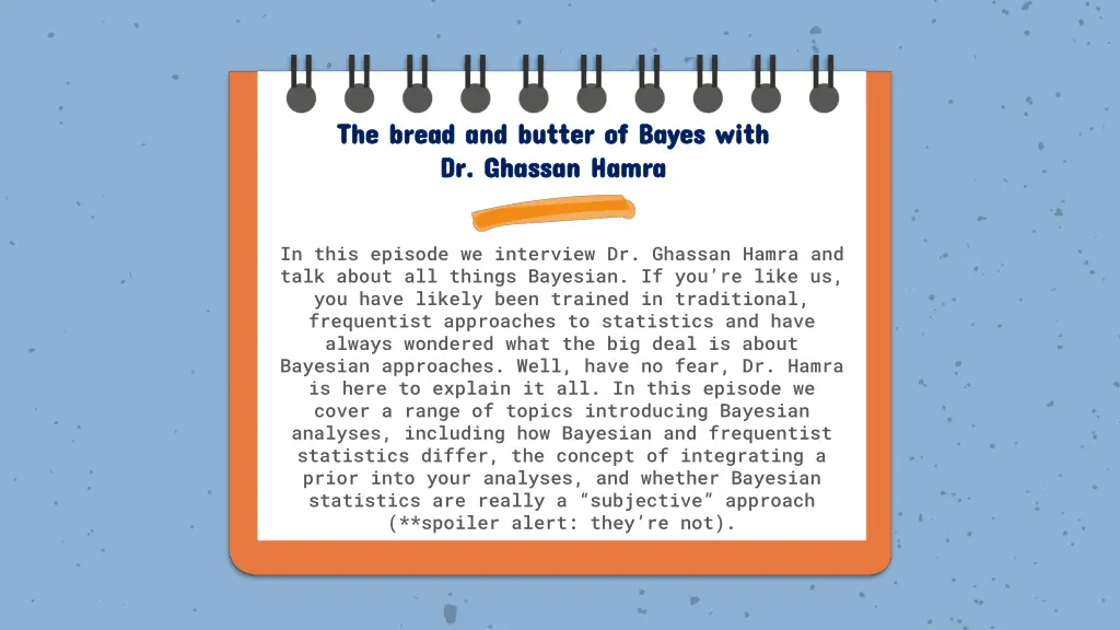 the bread and butter of bayes with the bread
