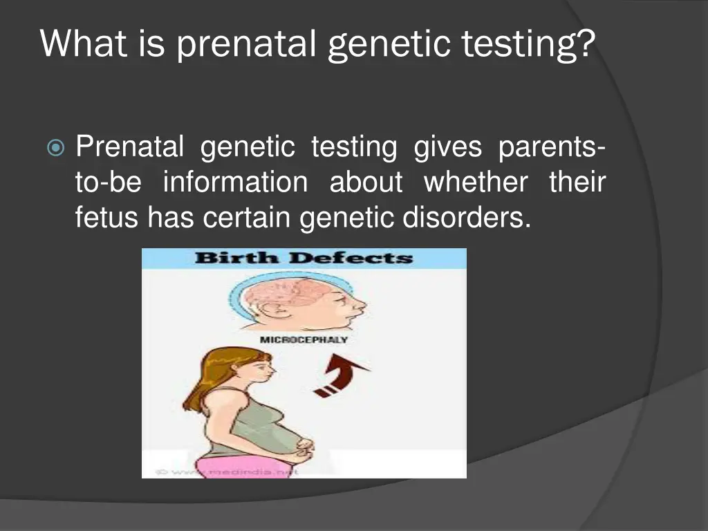 what is prenatal genetic testing