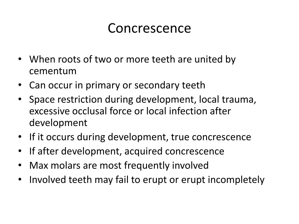 concrescence