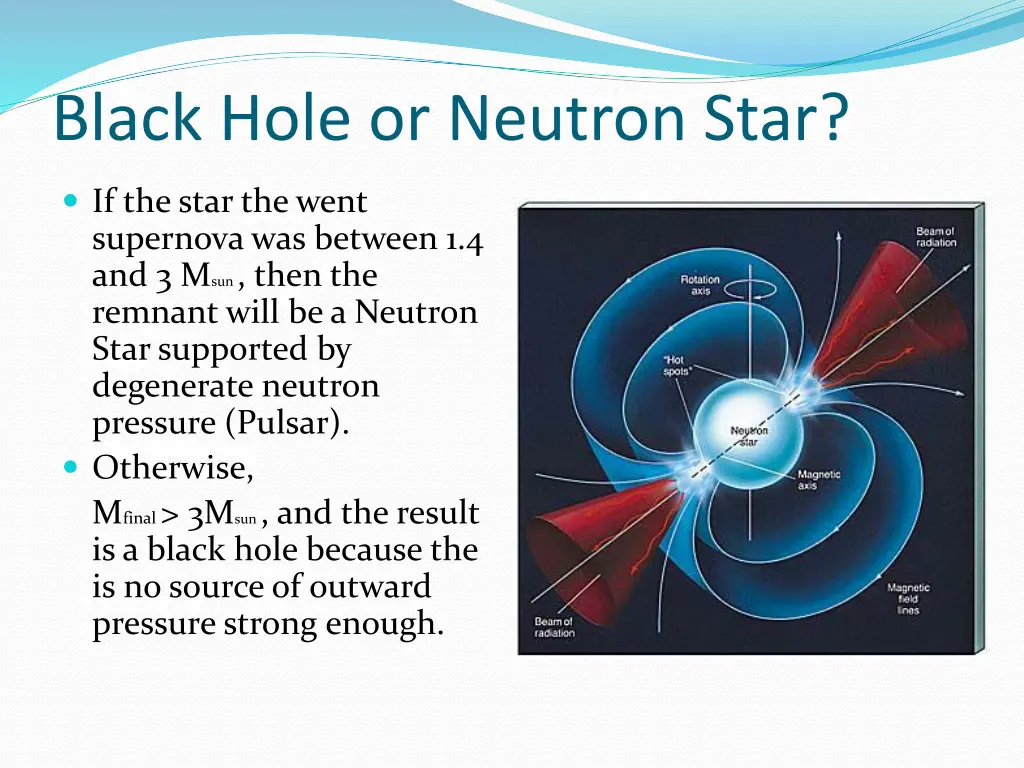 black hole or neutron star