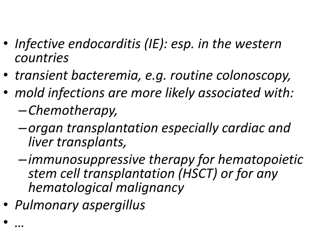 infective endocarditis ie esp in the western