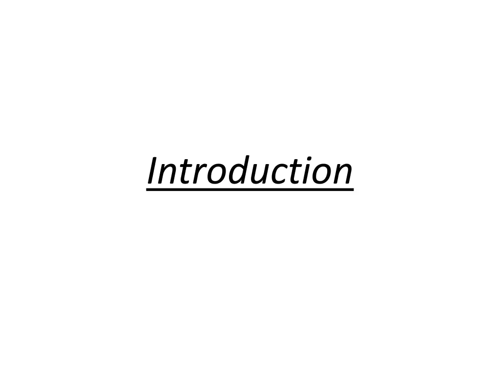 introduction