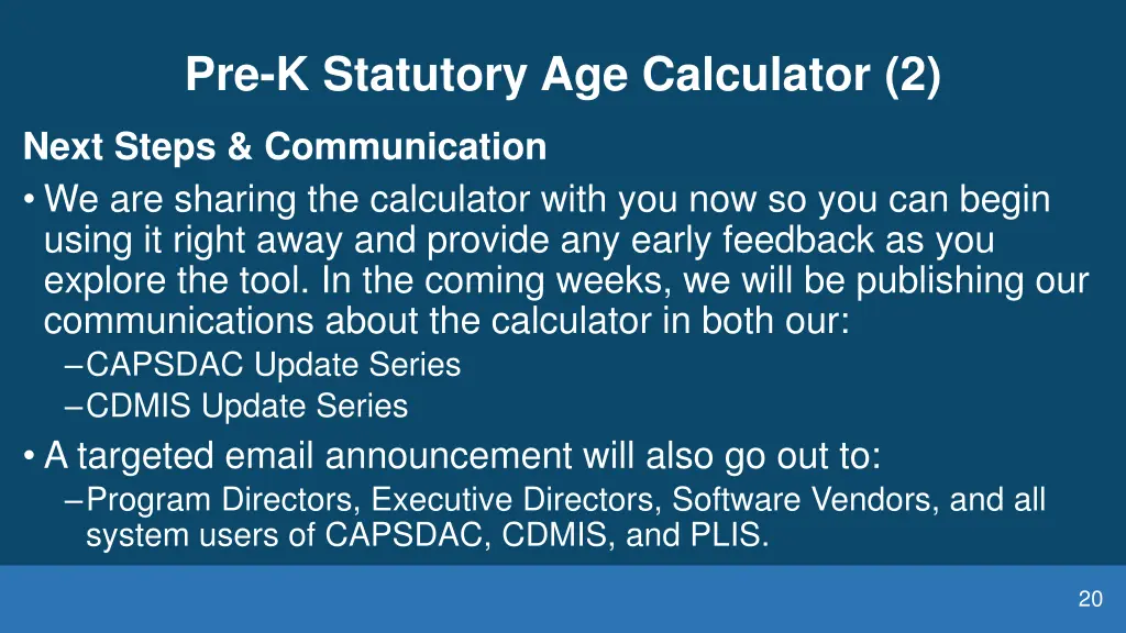 pre k statutory age calculator 2
