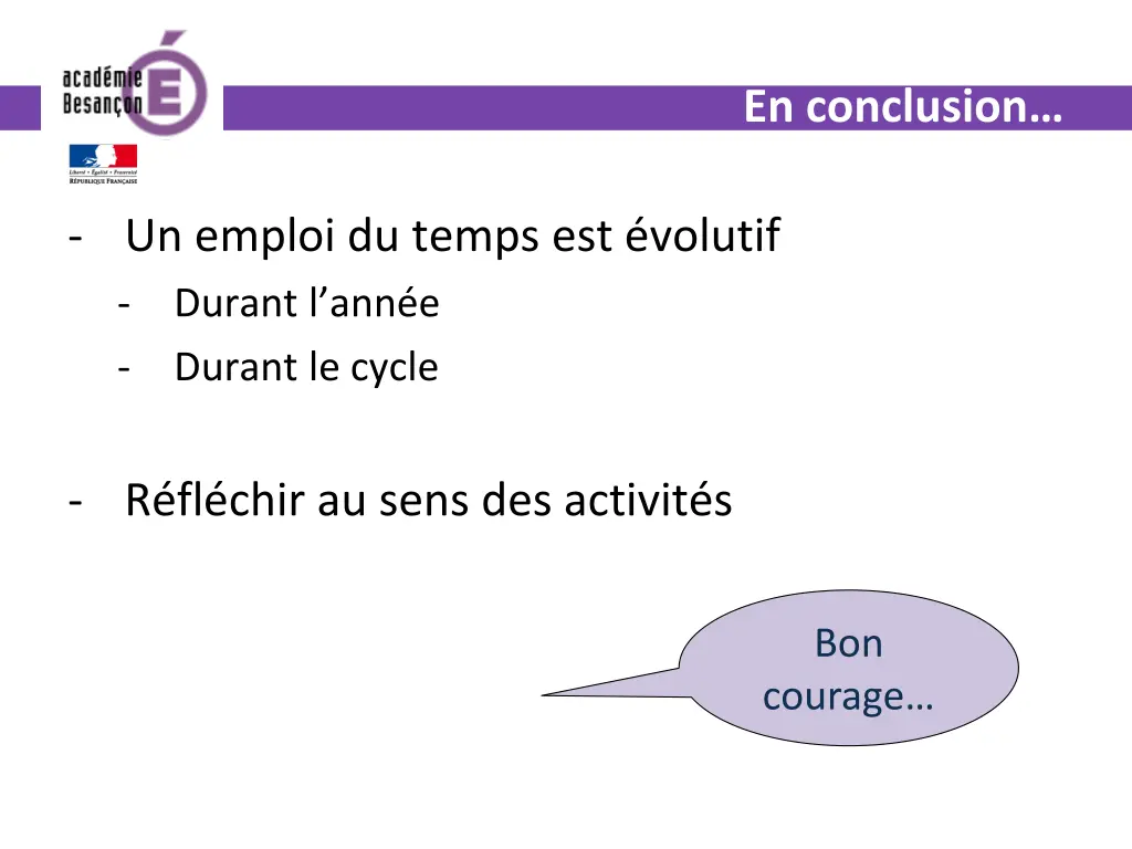 en conclusion