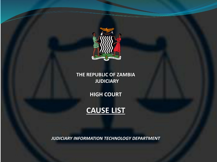 the republic of zambia judiciary