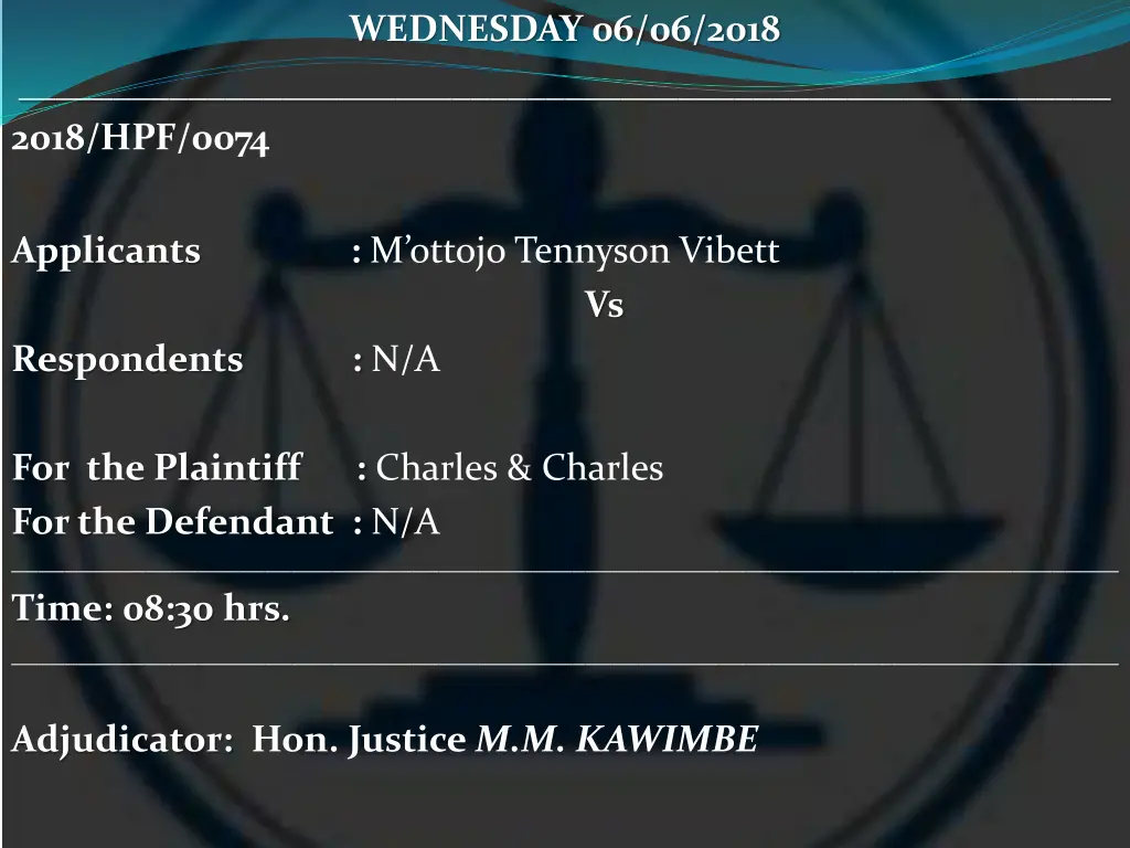 wednesday 06 06 2018 12