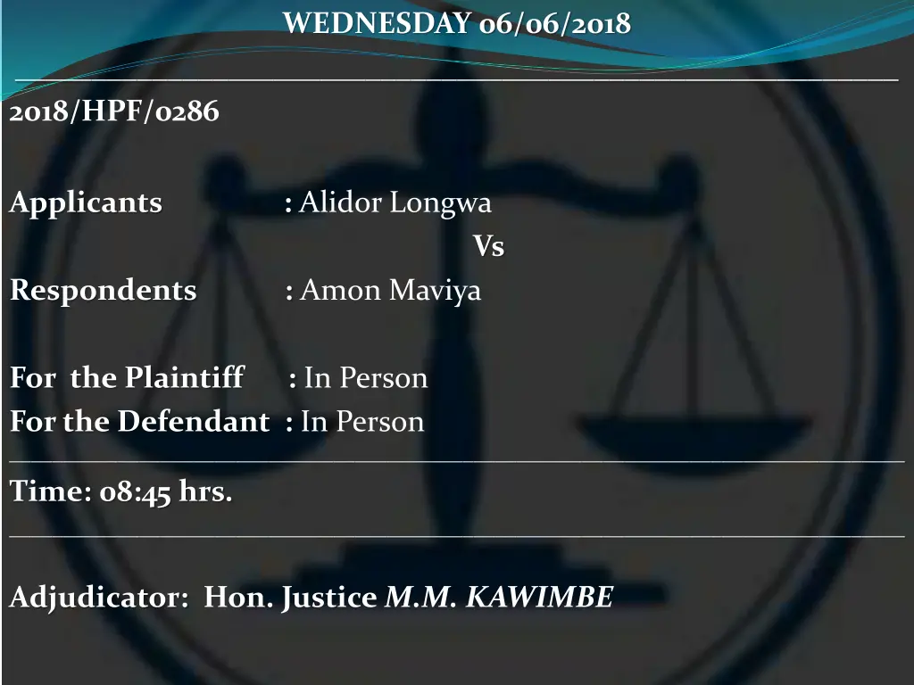 wednesday 06 06 2018 13