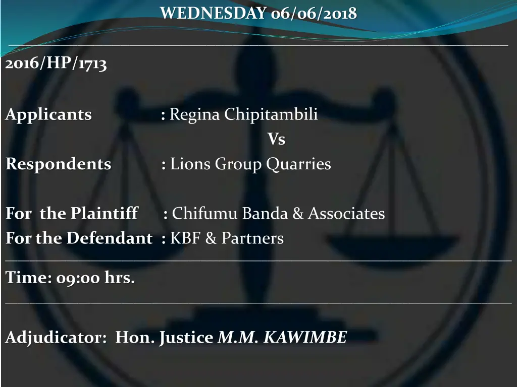 wednesday 06 06 2018 15