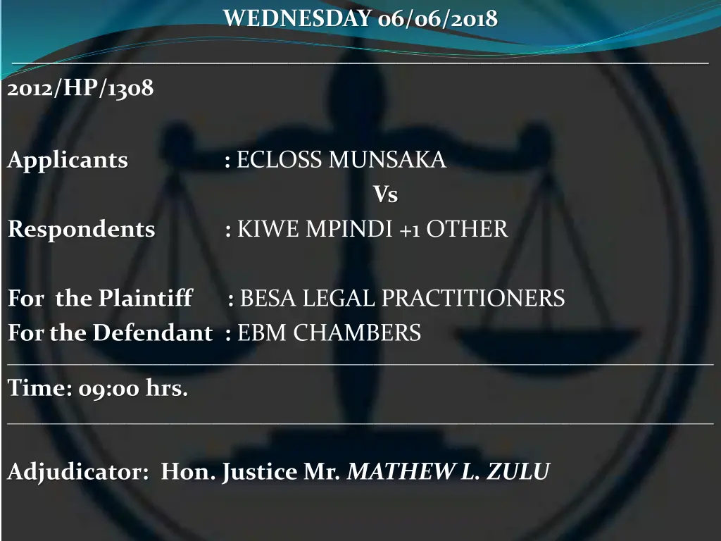 wednesday 06 06 2018 16