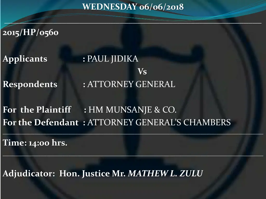 wednesday 06 06 2018 17