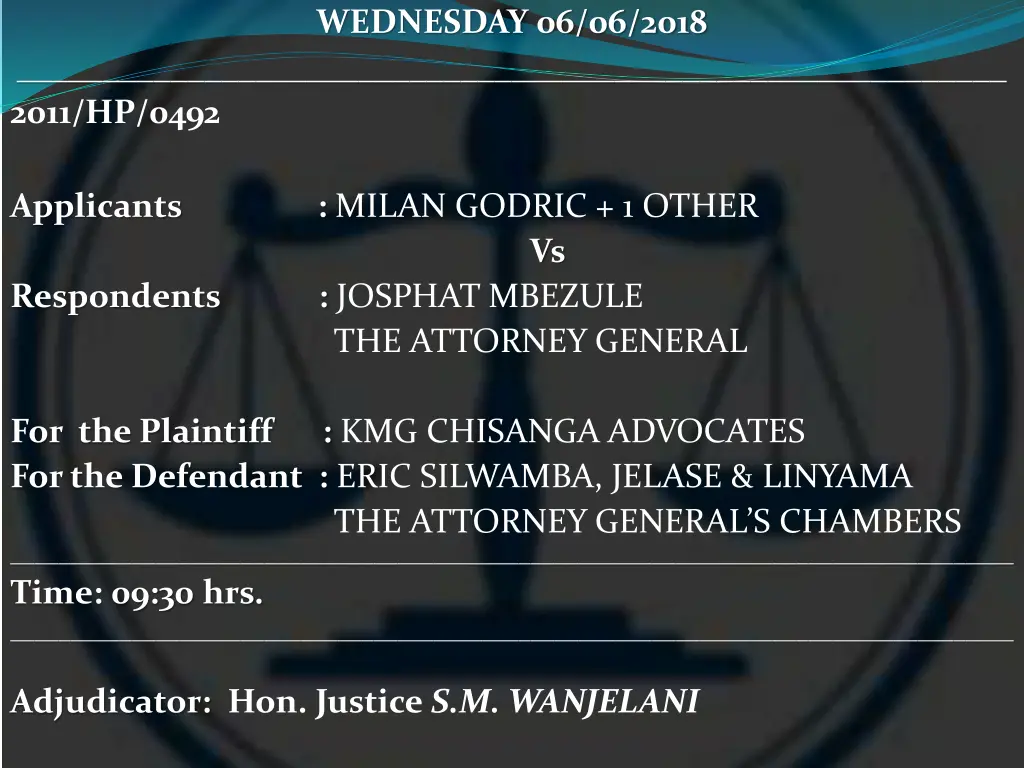 wednesday 06 06 2018 2