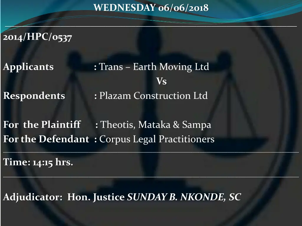 wednesday 06 06 2018 21