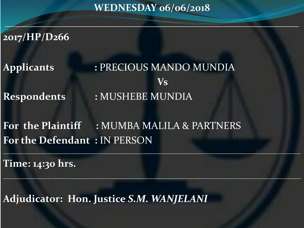 wednesday 06 06 2018 3