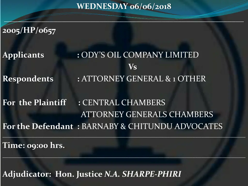 wednesday 06 06 2018 5
