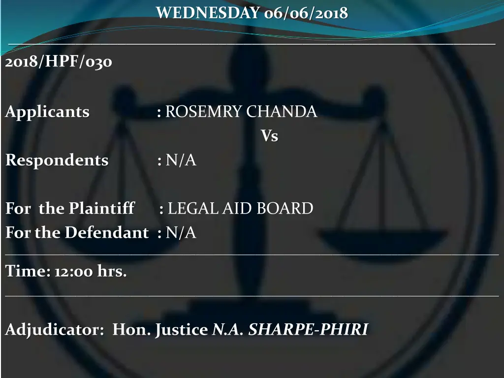 wednesday 06 06 2018 9