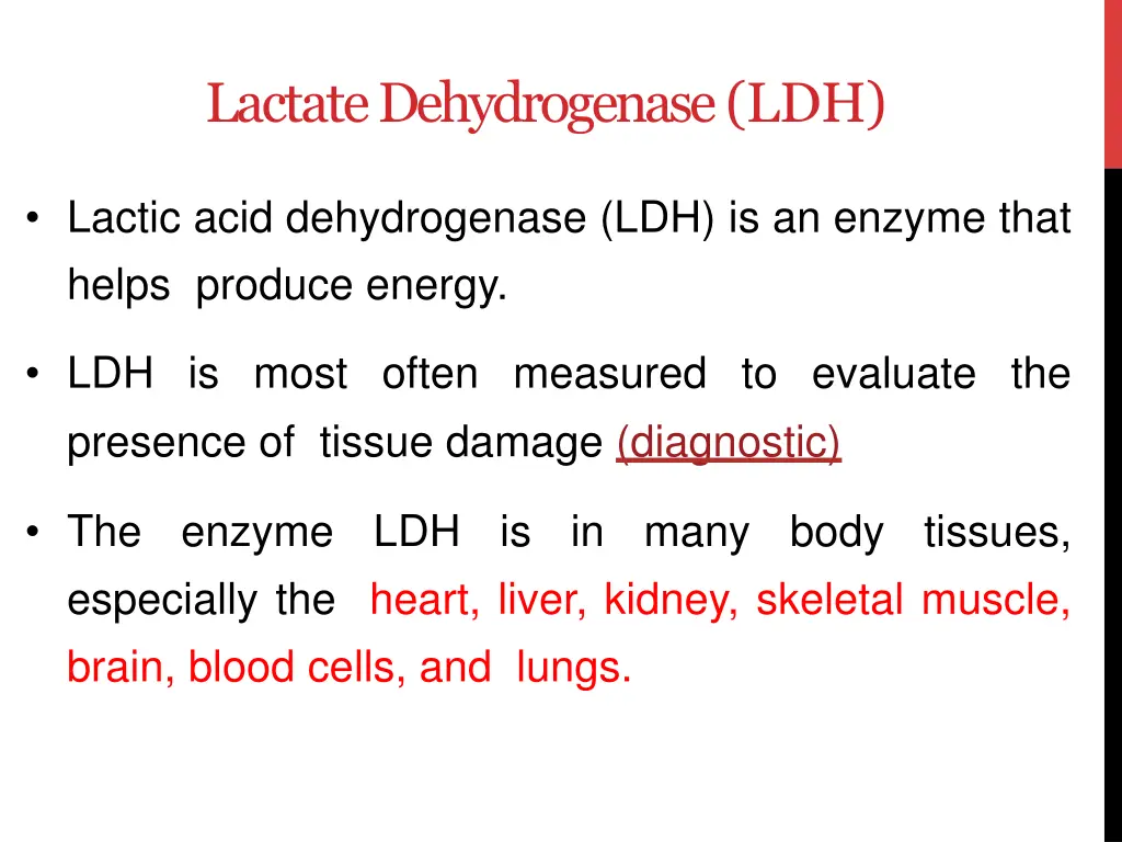 lactate dehydrogenase ldh