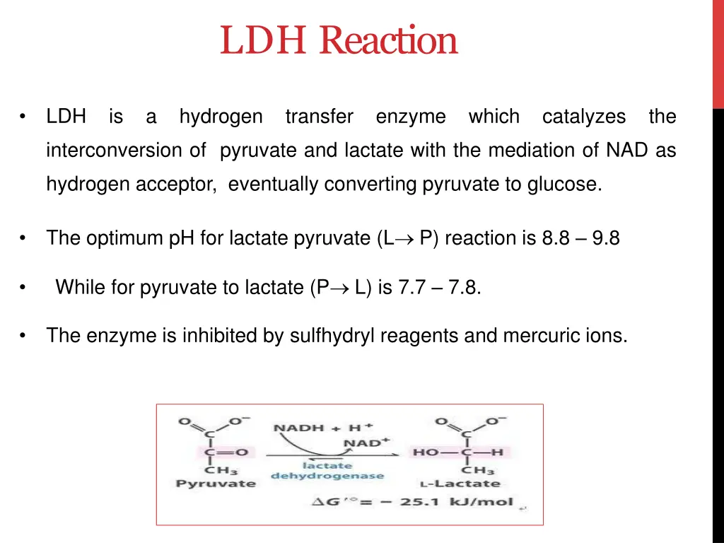 ldh reaction