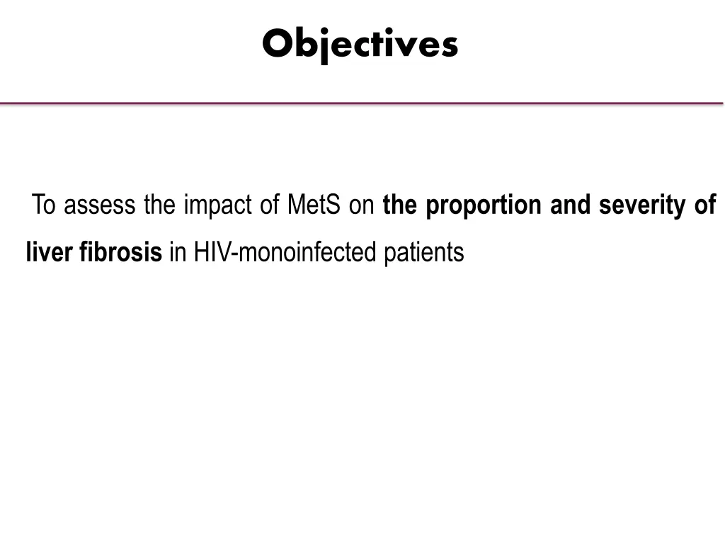 objectives